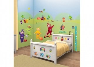 Samolepicí dekorace Walltastic Teletubbies 34 x 46 cm