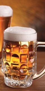 Fototapeta Dimex Beer Mugs S-209 | 110x220 cm