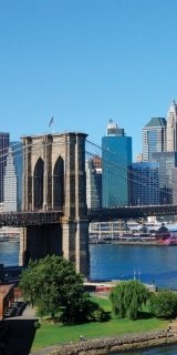 Fototapeta Dimex Brooklyn Bridge S-101 | 110x220 cm