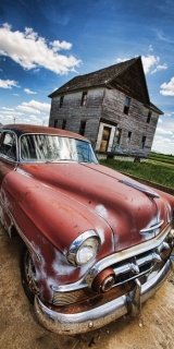 Fototapeta na zeď Veteran Car S-208 | 110 x 220 cm