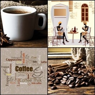 Fototapeta na zeď Coffee Collage L-277