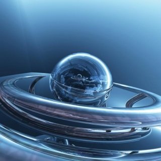 Fototapeta Glass Sphere Blue L-235