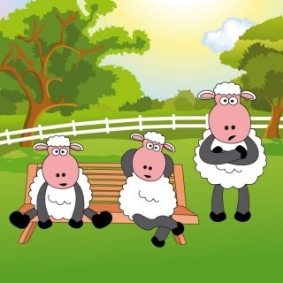 Fototapeta na zeď Sheep in Park L-298