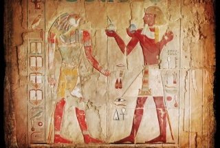 Vliesová fototapeta Dimex Egypt Painting XL-120 330x220 cm