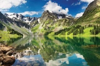 Vliesová fototapeta Dimex Lake XL-129 330x220 cm