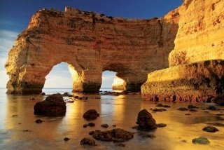 Vliesová fototapeta Dimex Algarve Beach XL-171 330x220 cm