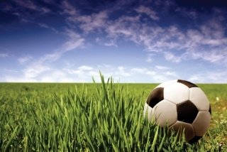 Vliesová fototapeta Dimex Soccer Ball XL-250 330x220 cm