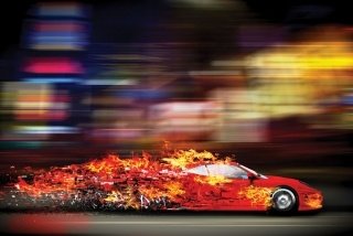 Vliesová fototapeta Dimex Závodní auto XL-251 330x220 cm