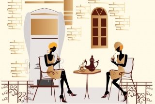 Vliesová fototapeta Dimex Caffé XL-255 330x220 cm