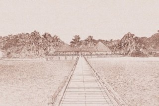 Fototapeta na zeď Jetty Brown XL-312