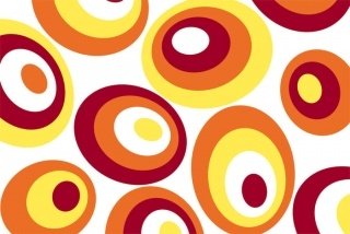 Fototapeta na zeď Orange Ovals XL-360