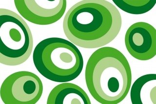 Fototapeta na zeď Green Ovals XL-361