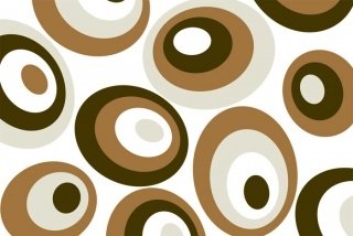 Fototapeta na zeď Brown Ovals XL-362