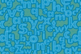 Fototapeta na zeď Blue Letter XL-376