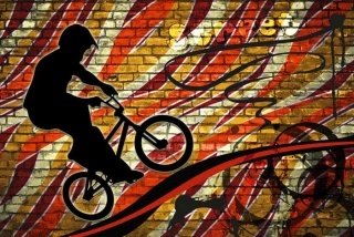 Fototapeta na zeď Bicycle Red XL-395