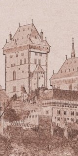 Fototapeta Dimex Karlštejn Brown S-307 | 110x220 cm