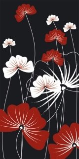 Fototapeta Dimex Flowers S-317 | 110x220 cm