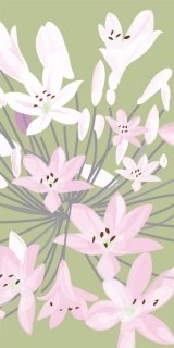 Fototapeta Dimex Violet Flowers S-338 | 110x220 cm