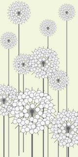 Fototapeta Dimex Gray Plant S-341 | 110x220 cm