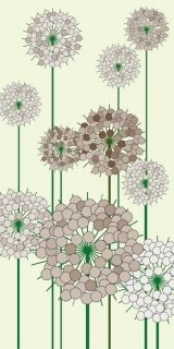 Fototapeta Dimex Brown Plant S-342 | 110x220 cm