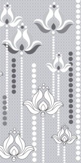 Fototapeta Dimex Plant Gray S-346 | 110x220 cm