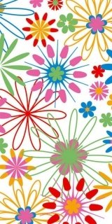 Fototapeta Dimex Colorful Flowers S-355 | 110x220 cm