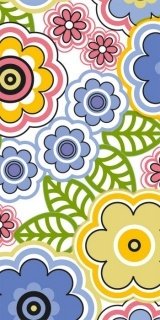 Fototapeta Dimex Colorful Flowers S-356 | 110x220 cm