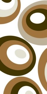 Fototapeta Dimex Brown Ovals S-362 | 110x220 cm