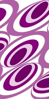 Fototapeta Dimex Violet Ovals S-366 | 110x220 cm