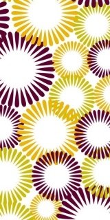 Fototapeta Dimex Brown Circles S-368 | 110x220 cm