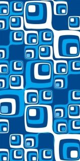 Fototapeta Dimex Blue Squares S-372 | 110x220 cm