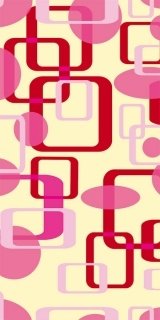 Fototapeta Dimex Red Squares S-375 | 110x220 cm