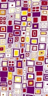 Fototapeta Dimex Violet Squares S-381 | 110x220 cm