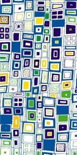 Fototapeta Dimex Blue Squares S-382 | 110x220 cm