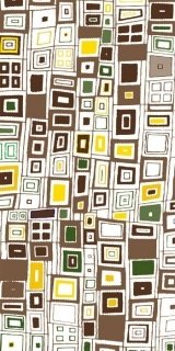 Fototapeta Dimex Brown Squares S-383 | 110x220 cm