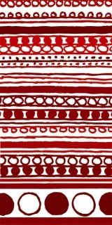 Fototapeta Red Pattern S-393