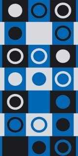 Fototapeta Blue Squares S-406