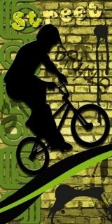 Fototapeta na zeď Bicycle Green S-429