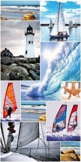 Fototapeta na zeď Boat Collage S-448