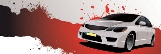 Vliesová fototapeta White Car M-216