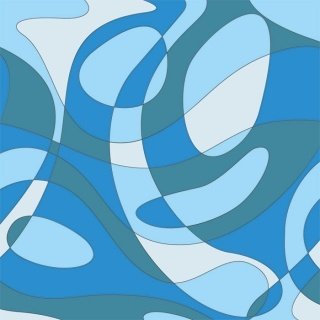 Fototapeta na zeď Blue Abstract L-389