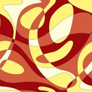 Fototapeta na zeď Red Abstract L-390