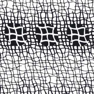Vliesová fototapeta Black Grid L-398