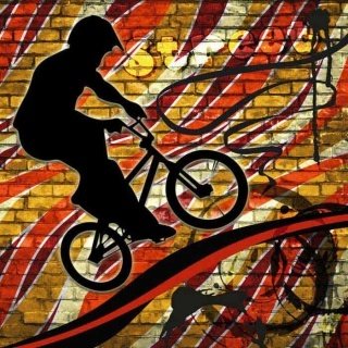 Vliesová fototapeta Red Bicycle L-423