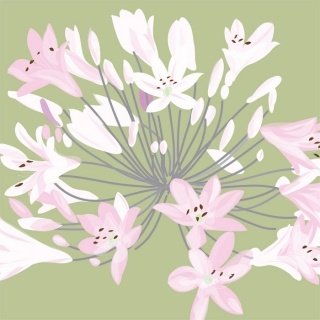 Vliesová fototapeta Violet Flower L-342