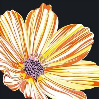 Vliesová fototapeta Yellow Flowers L-346