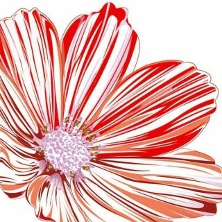 Vliesová fototapeta Red Flowers L-347