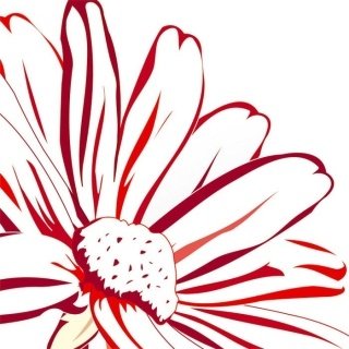 Vliesová fototapeta Red Marguerite L-351