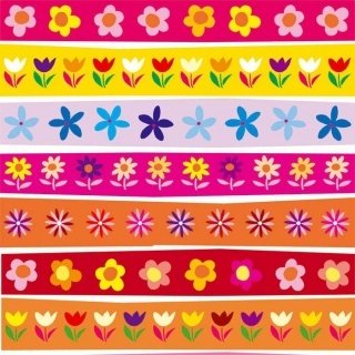 Vliesová fototapeta Colorfull Flowers L-374