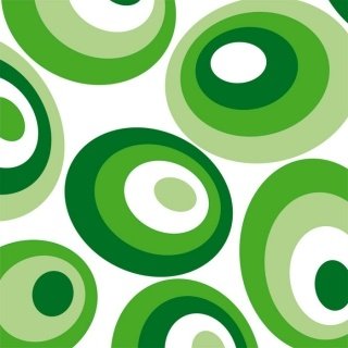 Vliesová fototapeta Green Ovals L-377